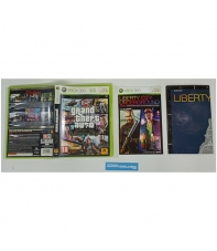 Caja y Manual GTA Episodes from Liberty City, Xbox 360, Pal-Esp. SIN JUEGO