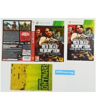 Caratula Y Manual Red Dead Redemption Goty, Xbox 360, Pal-Esp. SIN JUEGO