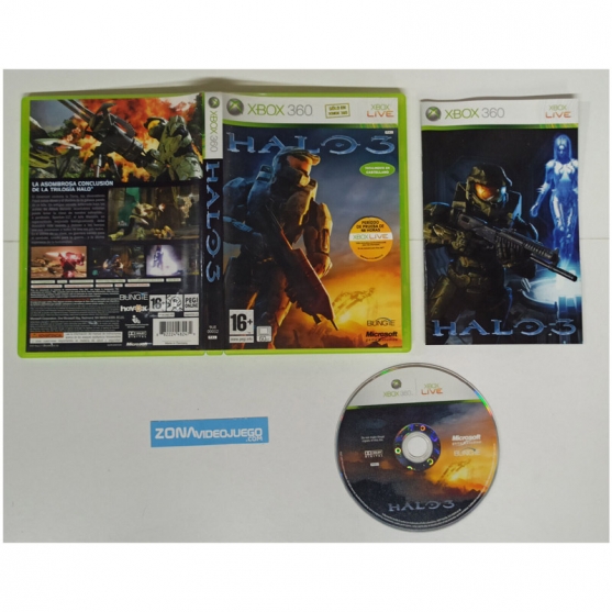 Halo 3, Xbox 360, Pal-Esp