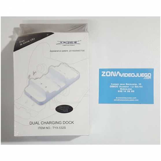 2 baterías con cargador para mando, Xbox One