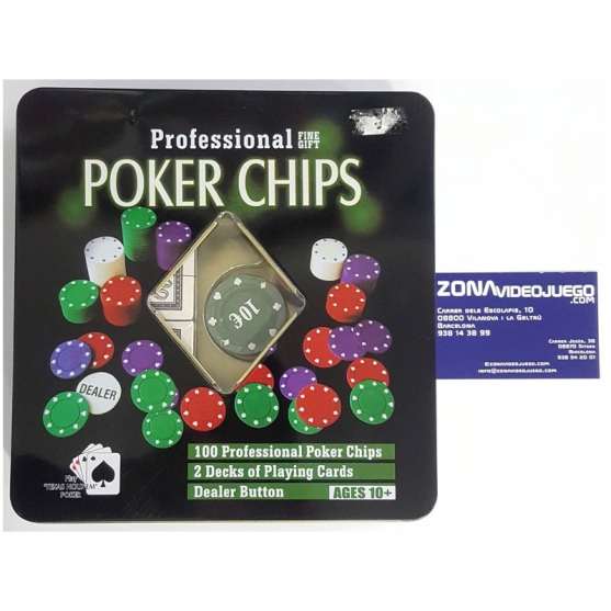 KIT DE POKER PROFESIONAL POKER CHIPS