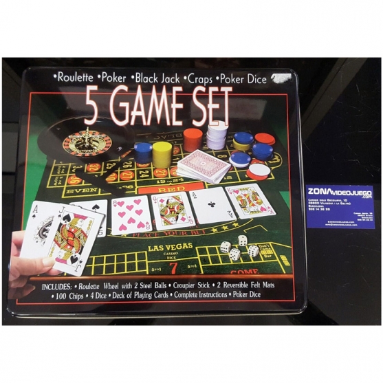 KIT DE CASINO (5 JUEGOS)