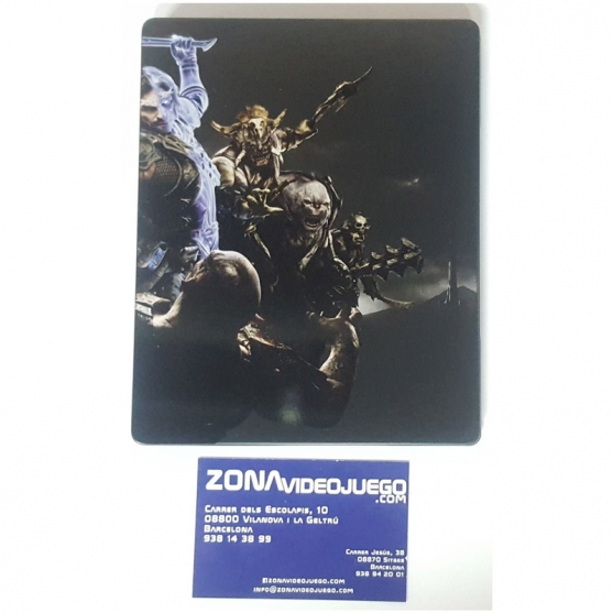 EL SEÑOR DE LOS ANILLOS LA TIERRA MEDIA SOMBRAS DE GUERRA, SOLO CAJA METALICA