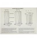 Mueble archivador juegos, nes, s nes, game boy, mega drive, master sys 42x17cm