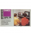 Mueble archivador juegos, nes, s nes, game boy, mega drive, master sys 42x17cm