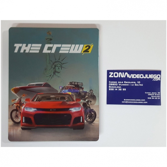 Steelbook, Caja metalica, The Crew 2. SOLO CAJA METALICA