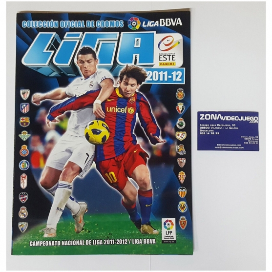 Album de cromos de la Liga BBVA 2011 2012, Panini