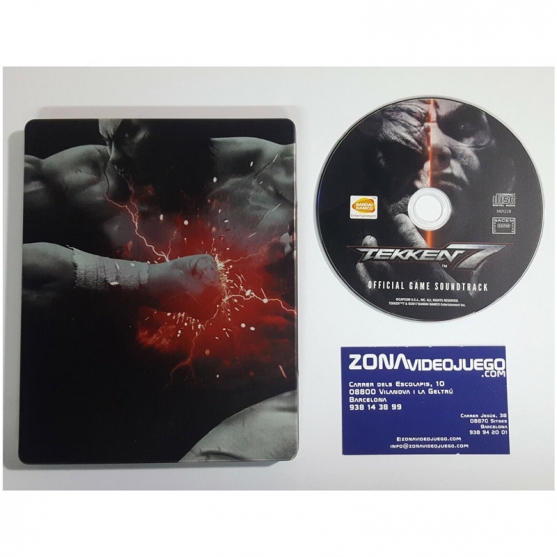 Banda sonora + Steel box (caja metal) Tekken 7