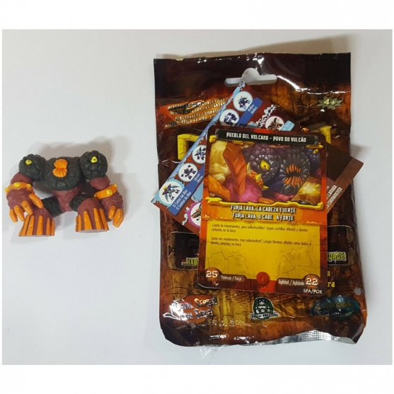 Gormiti figura Furia Lava, elemental fusion, cartoon series