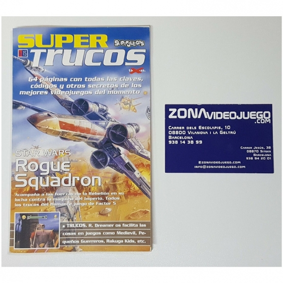 Super Trucos nº15 SuperJuegos, Star Wars Rogue Squadron, Turok 2, Tomb raider 3