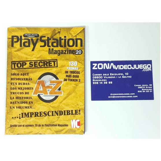 Playstation Magazine 20, Top Secret, Trucos muchos juegos y guía para Tekken 2