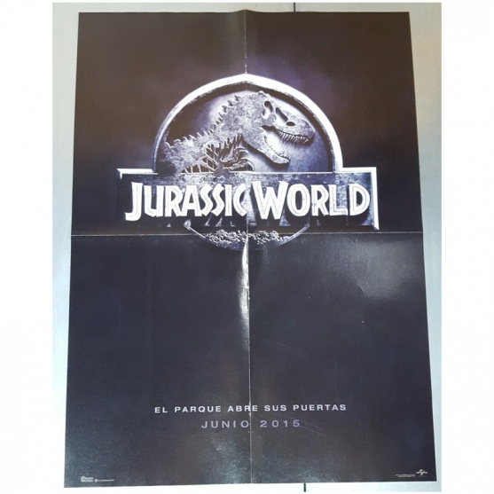 Poster doble, Jurassic World y Powers. Revista Movistar