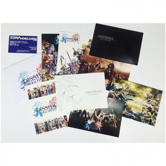 Set de 8 Postales Promocionales de Dissidia Final Fantasy