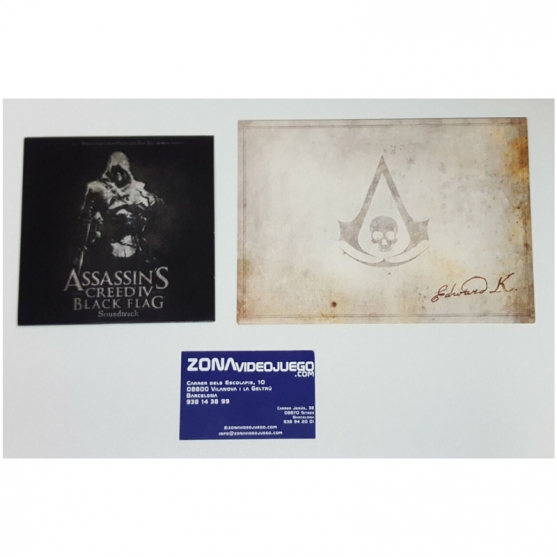 Assassin's Creed IV Black Flag Extras, edición Especial. Bso y Postales