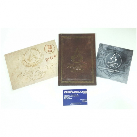 Assassin's Creed Unity Extras, edición Especial. Bso,Postales, Libro Arte