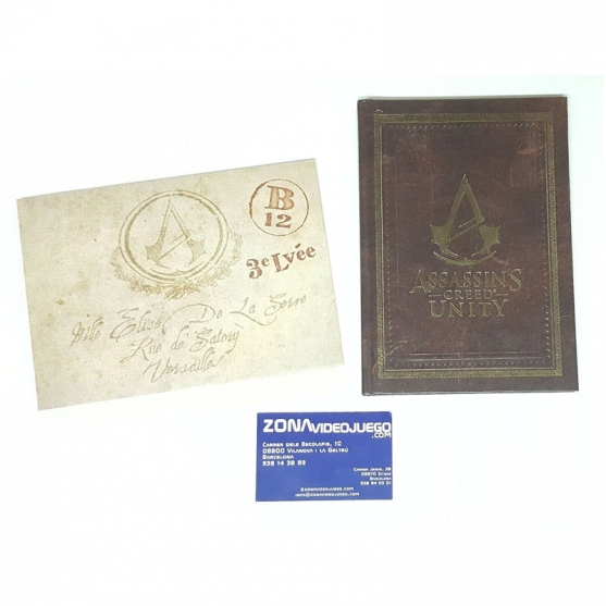 Assassin's Creed Unity Extras, edición Especial. Postales y Libro Arte