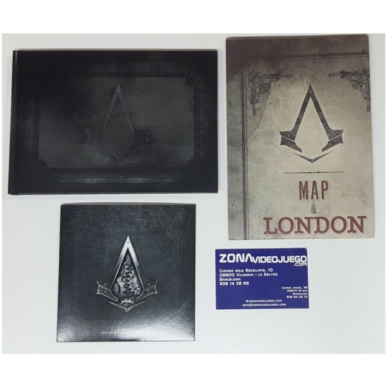 Assassin's Creed Syndicate Extras, edición Especial. Libro Arte, Bso y Mapa