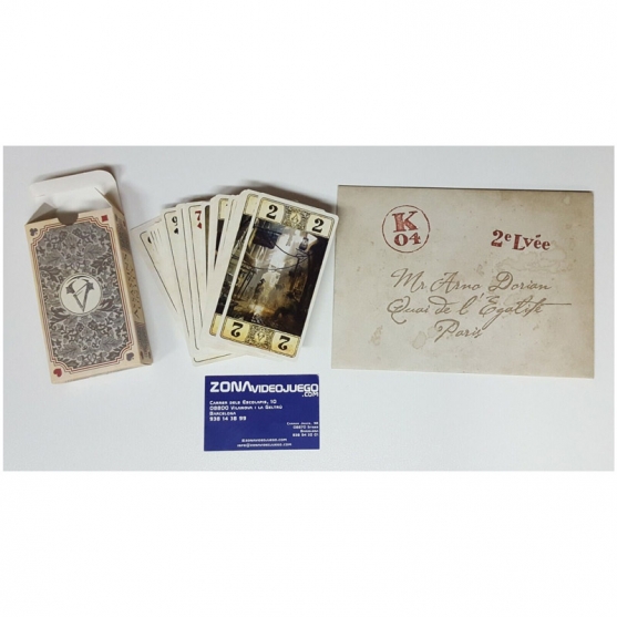 Assassin's Creed Unity. Carta Sellada y Baraja de Naipes (poker)