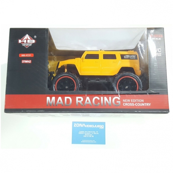 R/C Radio Control, Coche 4x4, Mad Racing, 27 mhz. SIN GARANTIA