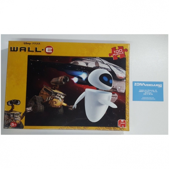 Puzzle Disney Pixar Wall.e 100 piezas, Clementoni Jumbo 35 x 25 cm