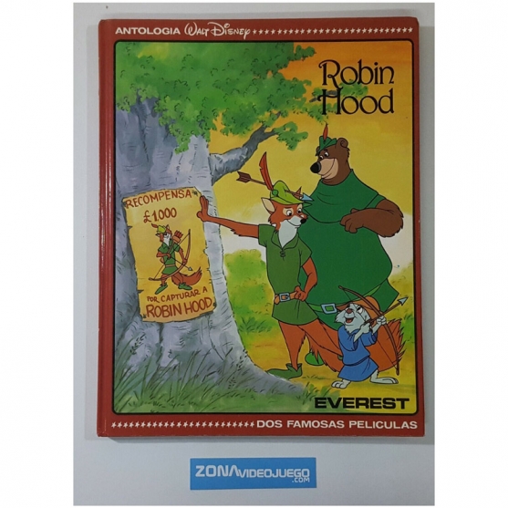 Libro Antologia Walt Disney, Robin Hood, Los tres cerditos, Everest