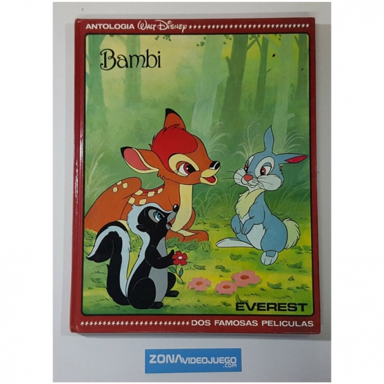 Libro Antologia Walt Disney, Bambi, Alicia en el pais de las maravillas, Everest
