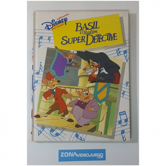 Libro Audiocuentos Disney, Basil el ratón super detective