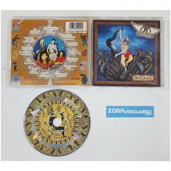 Aerosmith, LP Nine Lives, Cd audio