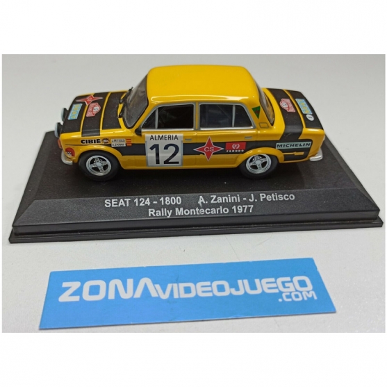 Seat 124- 1800, Rally Montecarlo 1977, Colección Altaya 1:43