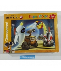 Puzzle Disney Pixar Wall.e 60 piezas, Clementoni Jumbo 33,5 x 23,5 cm