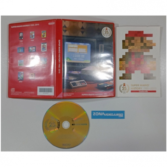 Cd Audio soundtrack Super Mario History 1985 - 2010, nintendo