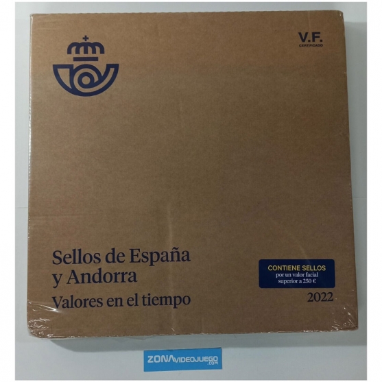 Libro Sellos de España y Andorra Valores en el Tiempo 2022