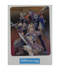 Placa metalica Soul Calibur VI, Publicidad Namco