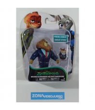 Figuras Zootropolis Mayor Lionheart y Lemming Businessman, Tomy