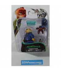 Figuras Zootropolis Clawhauser y Bat Eyewitness, Tomy