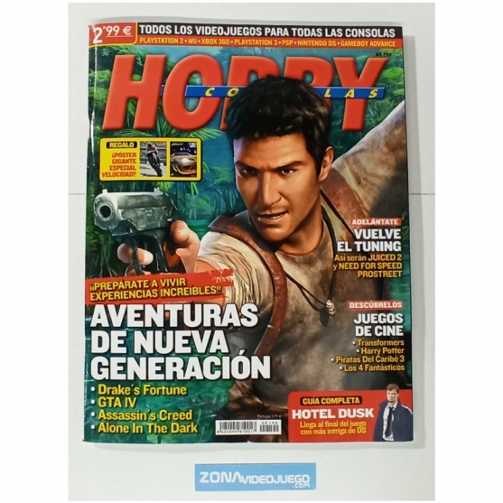 Revista Hobby Consolas. Número 190. Con poster Moto Gp