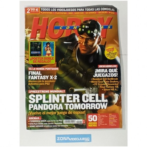 Revista Hobby Consolas. Número 149. Febrero 2004. Con poster Rumble Roses