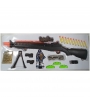 Escopeta, Fusil, Rifle manual de dardos de espuma y bolas de gel, con accesorios