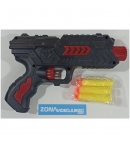 Pistola manual de dardos de espuma y bolas de gel