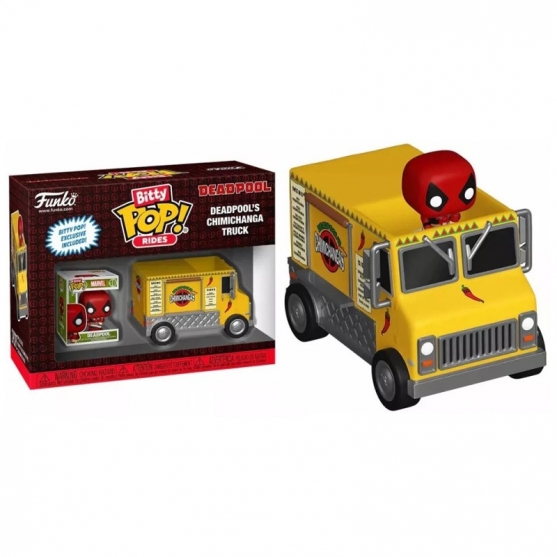 Bitty Pop! Rides Deapool's Chimichanga Truck, Marvel Deadpool