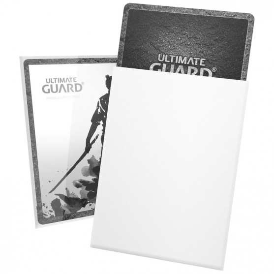 100 Fundas Cartas Medida Standard 66 x 91 mm Blancas, Katana Ultimate Guard
