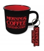 Taza y Llavero Stranger Things Mornings Are From Coffee & Contemplations 330 ml