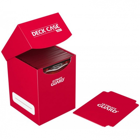 Caja Para Cartas Deck Case 100+ Roja Ultimate Guard