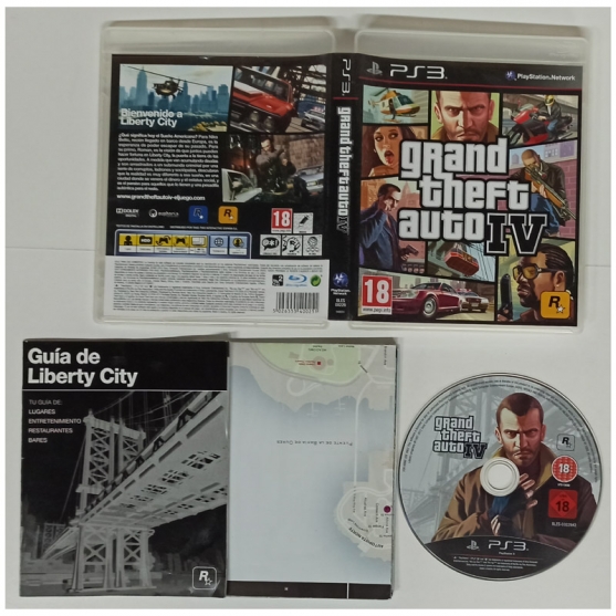 Grand Theft Auto IV 4, Playstation 3, Pal-Esp
