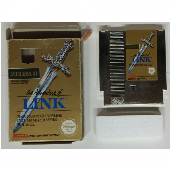 Zelda II The Adventure of Link, Nintendo Nes. PAL-Esp