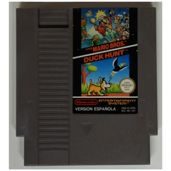 Super Mario Bros. y Duck Hunt, Nintendo Nes. Pal-Esp