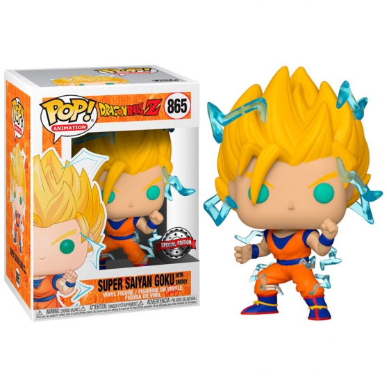Pop! Animation Super Saiyan Goku With Energy 865 Dragon Ball Z