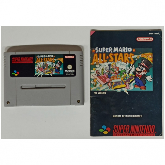 Super Mario All Stars, Super Nintendo. Pal-Esp