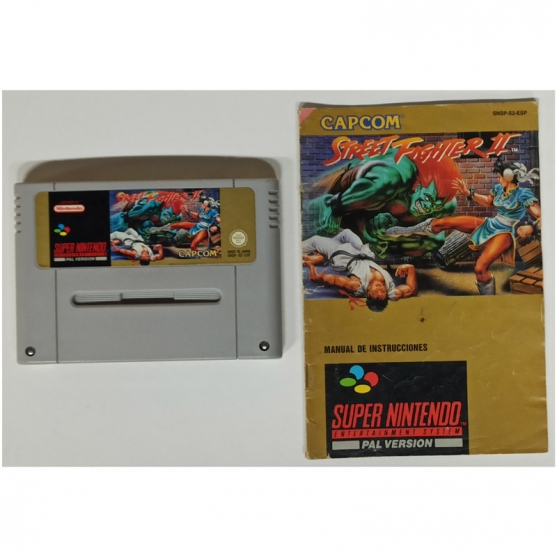 Street Fighter II, Super Nintendo. Pal-Esp