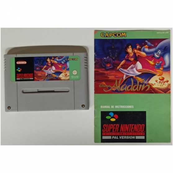 Disney Aladdín, Super Nintendo. Pal-Esp